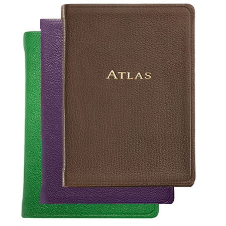 Leather Traveler's Atlas