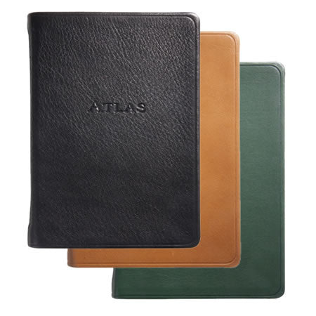 Leather Traveler's Atlas