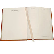 Leather Entertaining Record Book