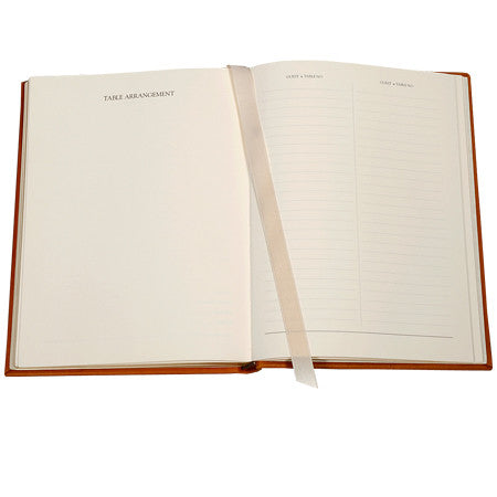 Leather Entertaining Record Book