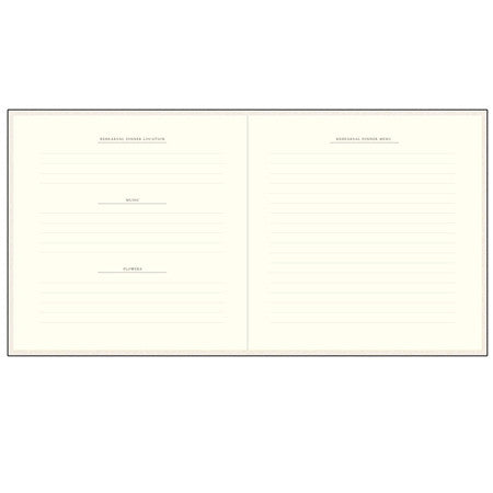 Leather Wedding Journal