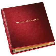 Leather Tabbed Wine Dossier