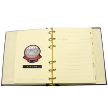 Leather Tabbed Wine Dossier