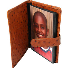 Leather 1-Up Brag Book w/ Loop