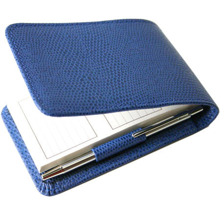 *Leather Top-Opening Notepad