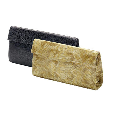 Leather Medium Clutch