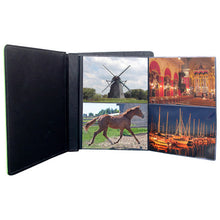 Leather Frame-Front 2-up Fold-out Album