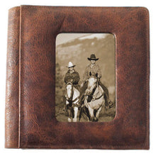 Leather Frame Front Leather Scrapbook