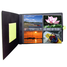 Leather Frame-Front 4x6 4-Up Album