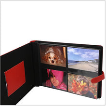Leather Frame-Front 4x6 4-Up Album