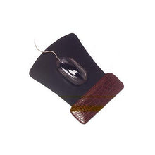 Leather Mouse Pad w/ Wrist Rest